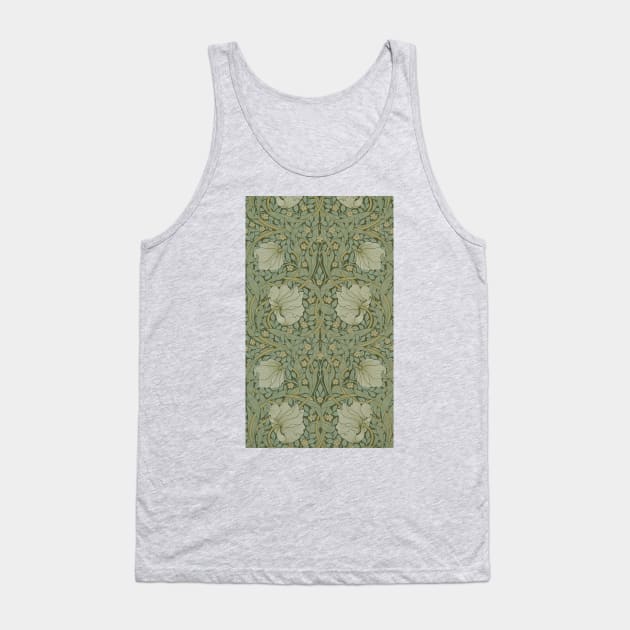 Pimpernel by William Morris, Vintage Textile Art Tank Top by MasterpieceCafe